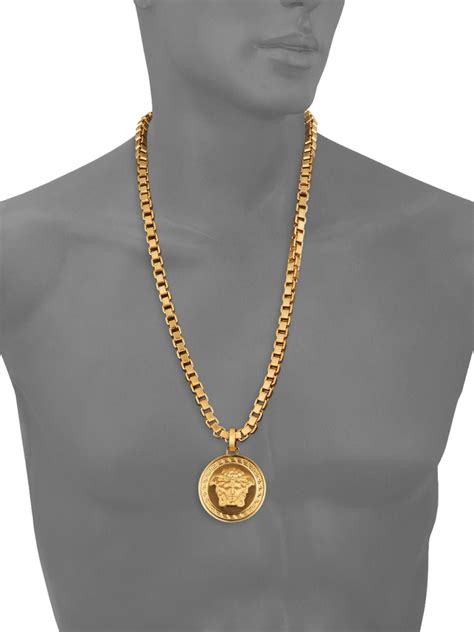 versace chain mens ebay|Versace necklaces men's.